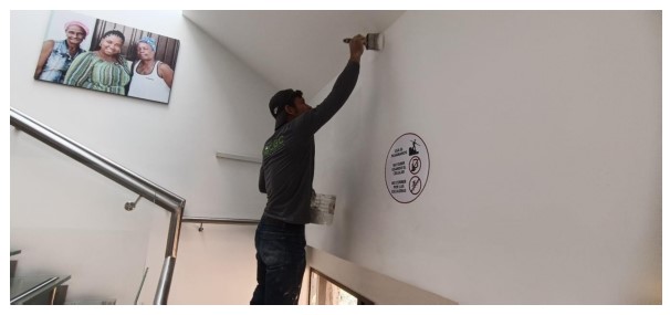 pintura muro